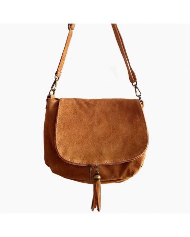 Sac besace camel