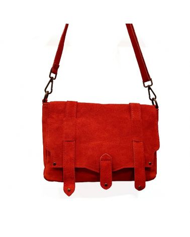 Sac bandoulière messenger rouge