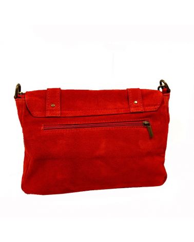 Sac bandoulière messenger rouge