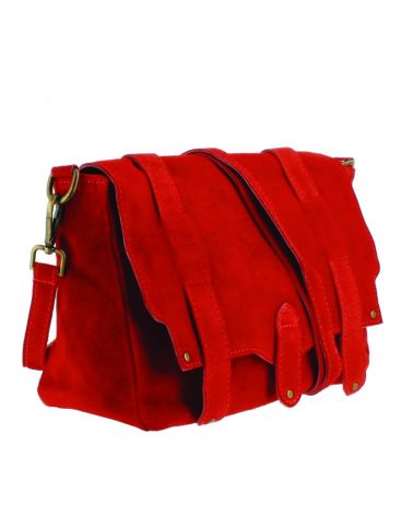Sac bandoulière messenger rouge