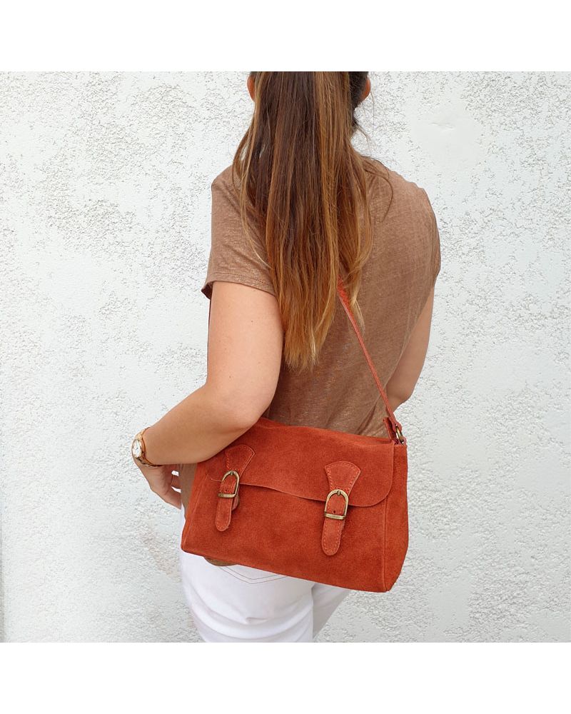 sac besace daim