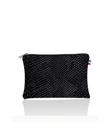 pochette plate python save my bag