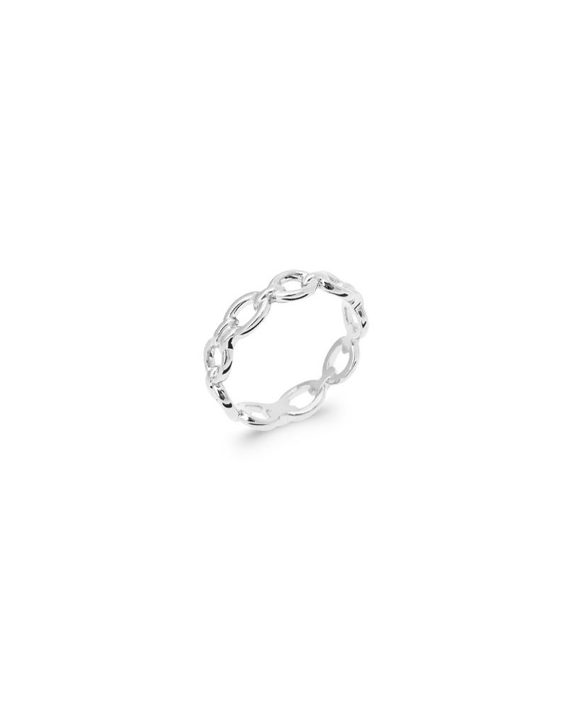 Bague anneau Maille Chaine - Argent 925 by Zosha