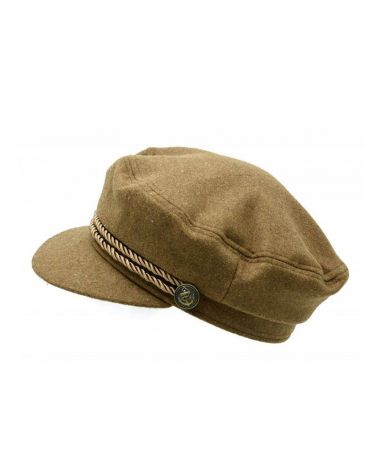 casquette marin marron clair