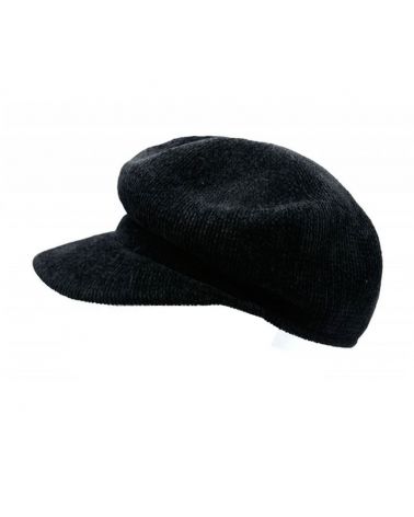 casquette velours fin noir