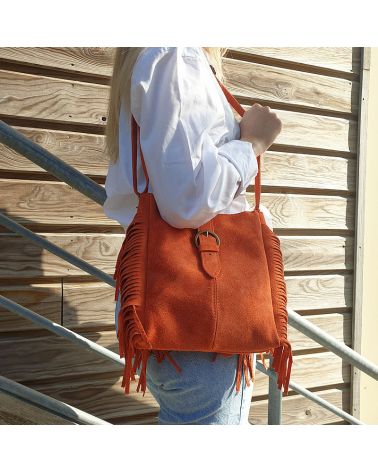 sac boho franges