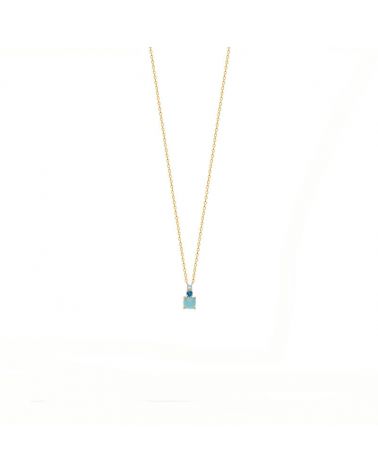 collier aigue marine