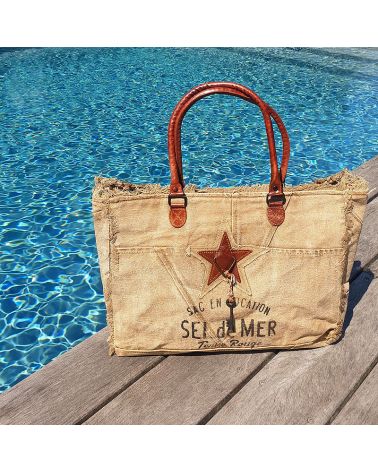 sac de plage sel de mer