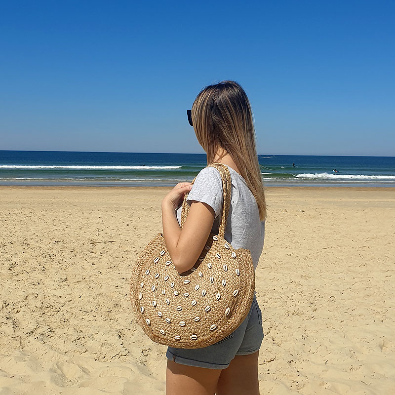 sac panier coquillage