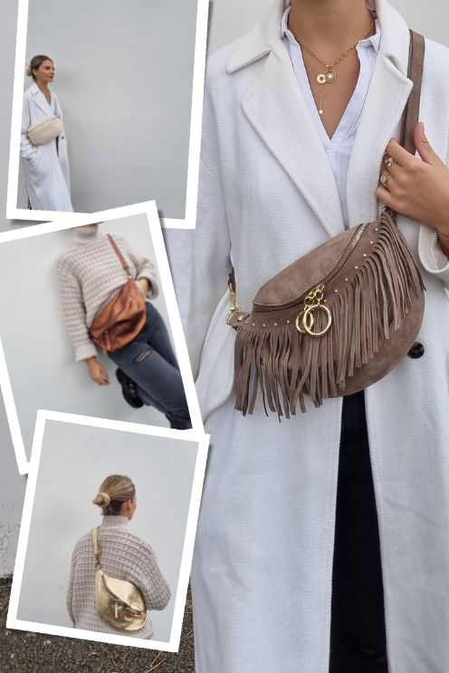 Sac Bandoulière Tendance - Porté Dos / Poitrine