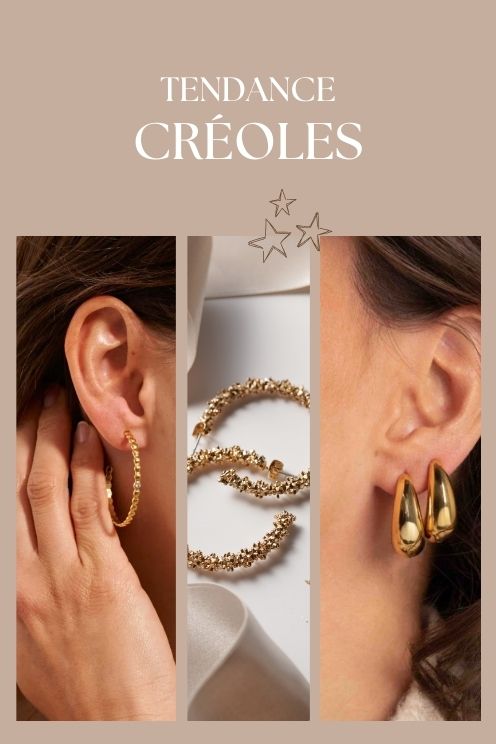 boucles d’oreilles créoles le bijou tendance de chaque jour