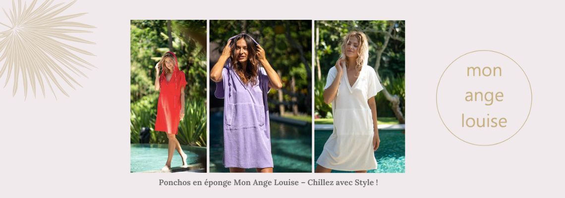 Ponchos de Plage en Éponge | Mon Ange Louise | Zosha Collection