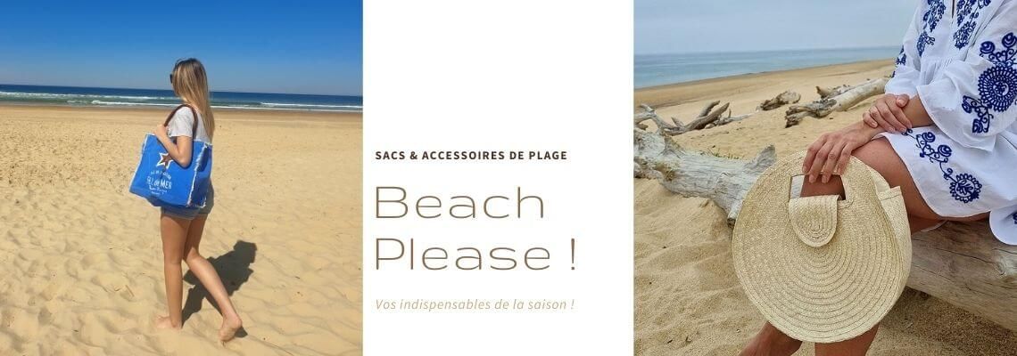 Pochette Sel de Mer Tabac, Accessoires Plage