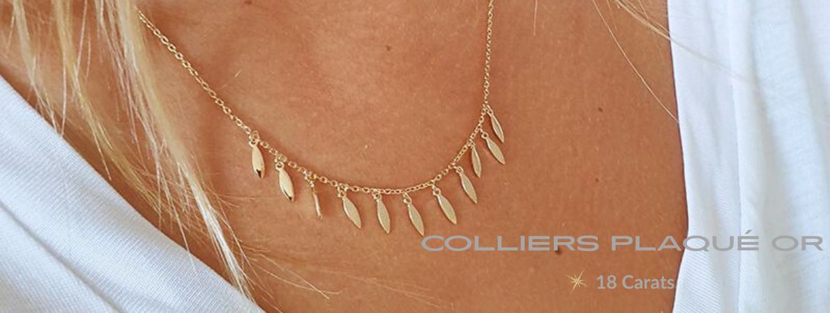 Collier Or | Plaqué Or by Zosha | Bijouterie en ligne