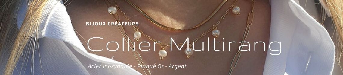 Collier Multirang | Bijoux Fantaisie de Créateur | Zosha Collection