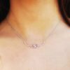 Collier argent noeud marin en argent 925