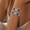 bracelet manchette perles ikat bracelet manchette perles ikat