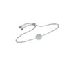 Bracelet argent 925 pastille lisse Bracelet argent 925 pastille lisse