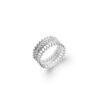 Bague anneau argent 925 dentelle