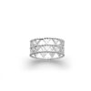 Bague anneau argent 925 motif aztèque