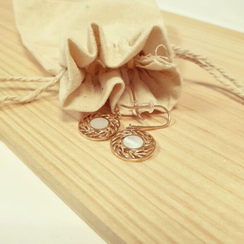 Boucles d'oreilles plaqué or Mia