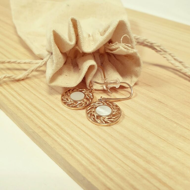 Boucles d'oreilles plaqué or Mia