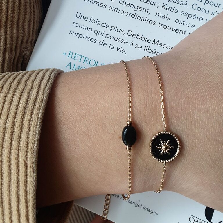 bracelet email noir