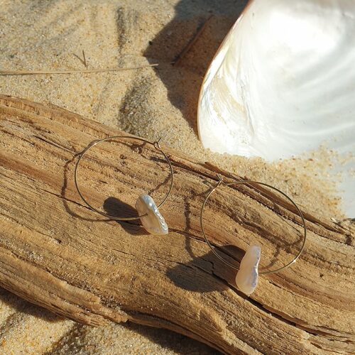 Créoles Perle Corolle