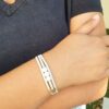 bracelet lien beige perle culture