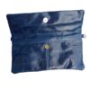 Pochette cuir Bleu