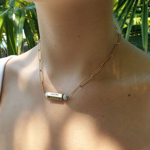 Collier Cylindre LUCKY