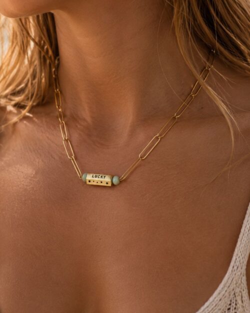 collier cylindre lucky collier cylindre lucky
