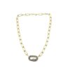 collier strass marron collier strass marron