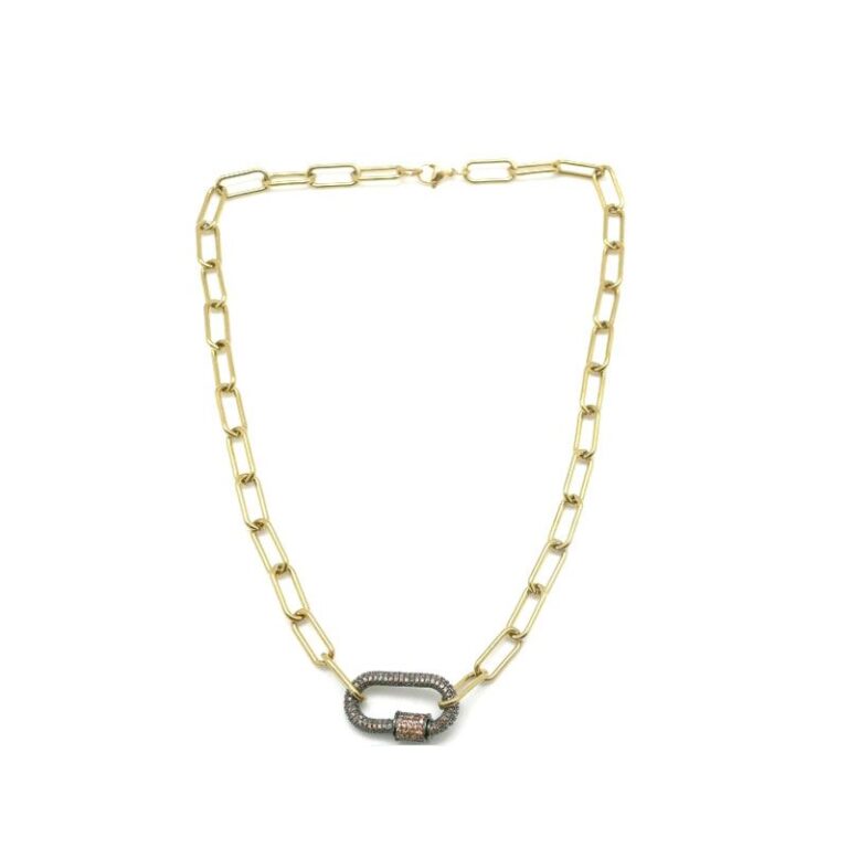 collier strass marron collier strass marron
