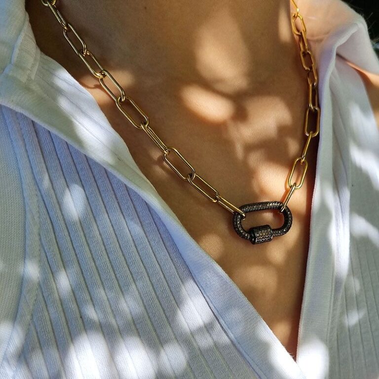 collier fermoir strass marron collier fermoir strass marron