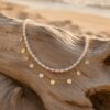 collier double rang perles d'eau