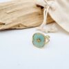 Bague Devon acetate Bleu clair