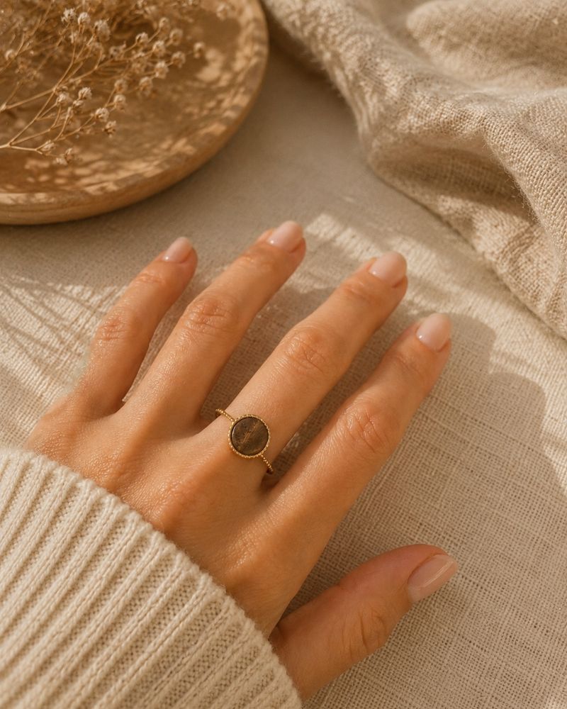 bague emllo œil de tigre