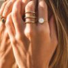 bague emllo nacre bague ajustable emllo avec nacre bohm paris