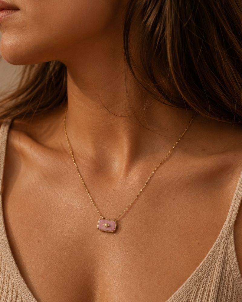collier rosalyna rhodonite bohm paris