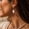 boucles d'oreilles zelda nacre
