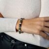 bracelet turquoise africaine rhodonite