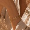 bracelet nadja 3 rangs bracelet nadja 3 rangs acier inoxydable bohm paris