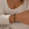 bracelet lina turquoise africaine & rhodonite bracelet lina turquoise africaine & rhodonite