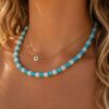 collier aelis bleu clair collier aelis bleu clair