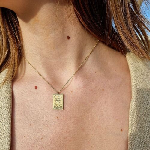 collier tarot roue fortune