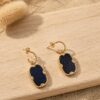 boucles d'oreilles zelda sable bleu