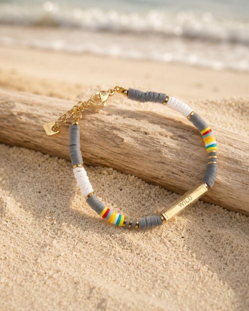 bracelet surf noamie gris bracelet surf noamie gris bohm paris