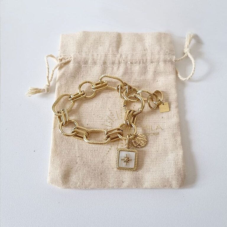 bracelet gros maillon nacre bracelet gros maillon nacre