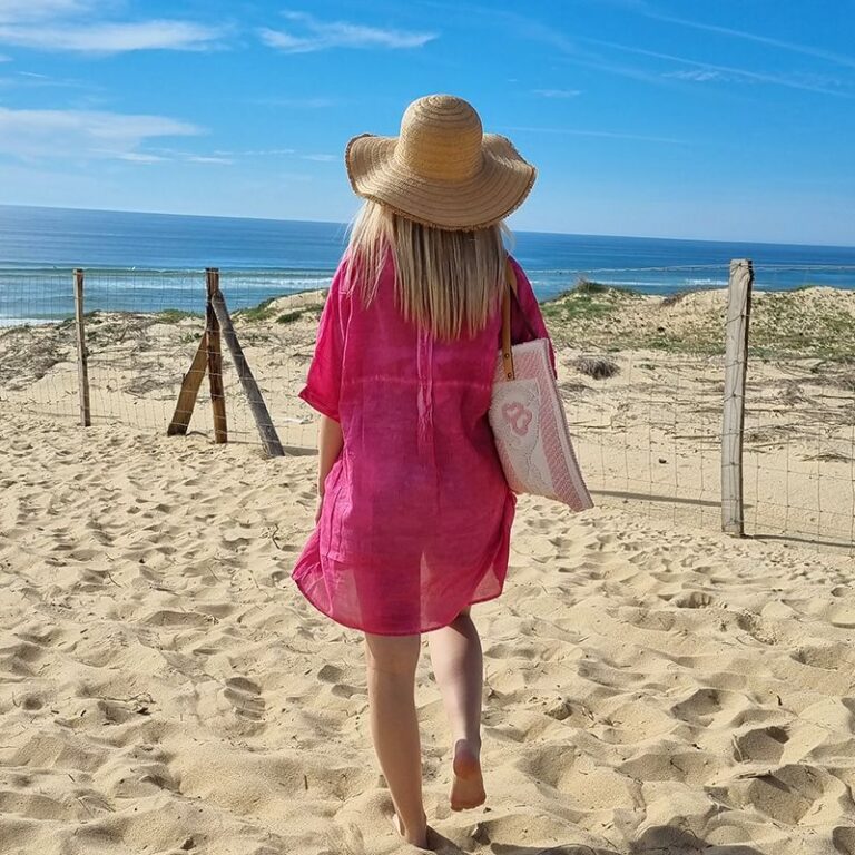 Chemise de plage oversize fuchsia Chemise de plage oversize fuchsia